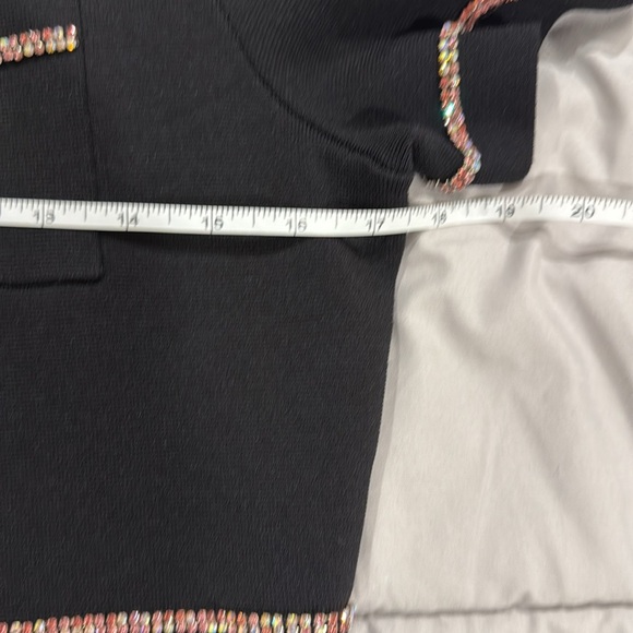 NEW Sandro crystal-embellished cropped cardigan size 2 - Picture 10 of 10